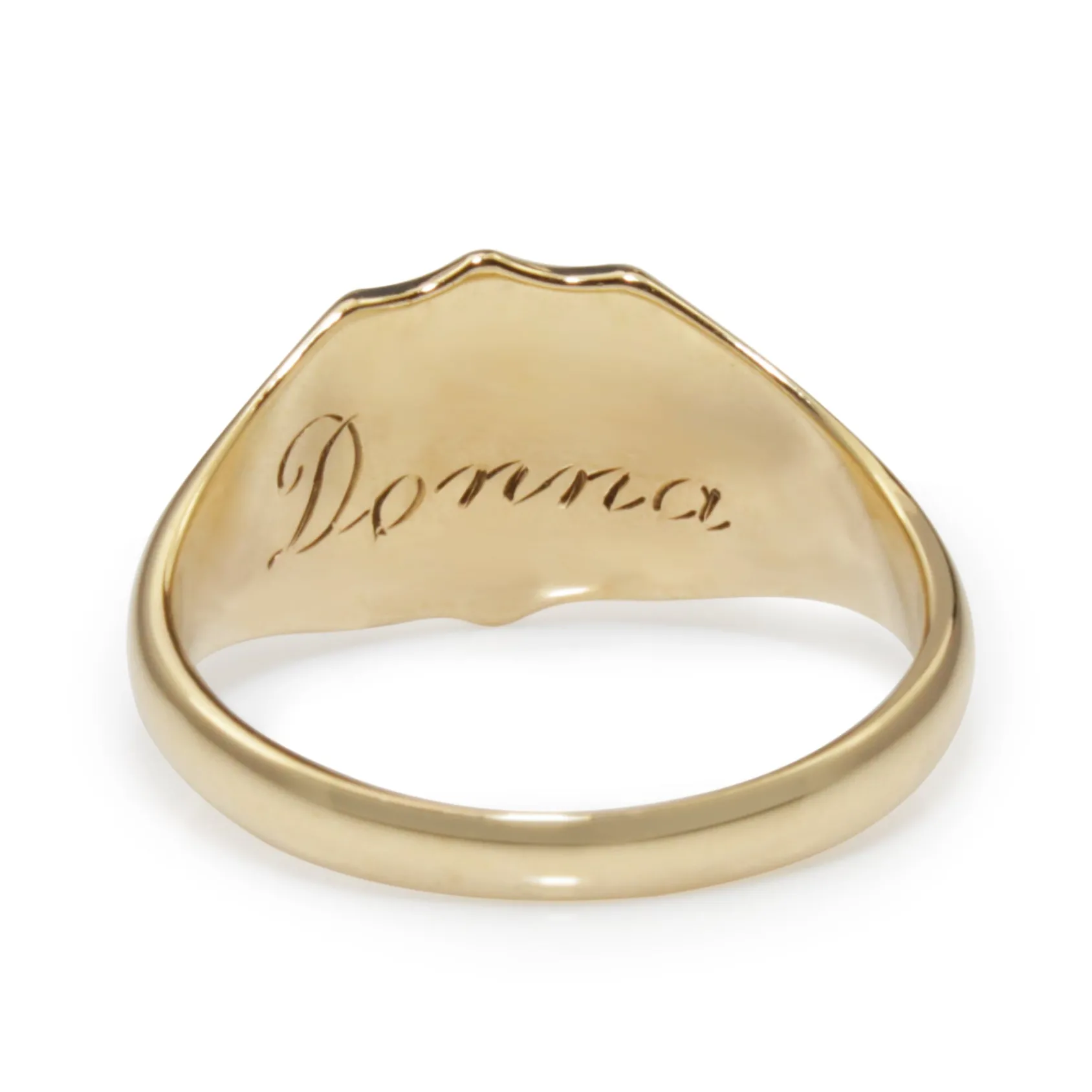 9ct Yellow Gold Vintage Signet Ring