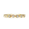 9ct Yellow Gold Vintage Style Diamond Band Ring