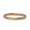 18ct Yellow Gold Vintage Thin Band Ring