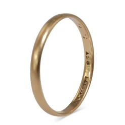 18ct Yellow Gold Vintage Thin Band Ring