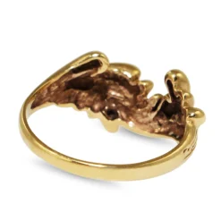 9ct Yellow Gold Wave Ring