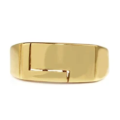 9ct Yellow Wide Gold Band Ring