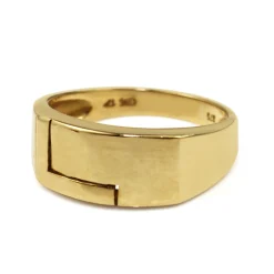 9ct Yellow Wide Gold Band Ring