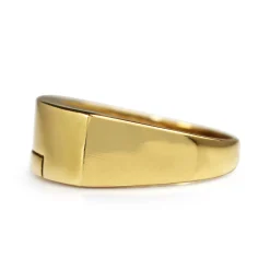 9ct Yellow Wide Gold Band Ring