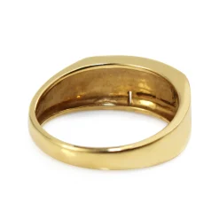 9ct Yellow Wide Gold Band Ring