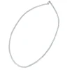 Faceted Topaz Necklace with 14ct White Gold Clasp
