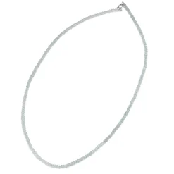 Faceted Topaz Necklace with 14ct White Gold Clasp