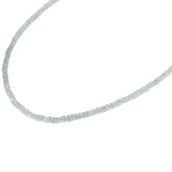 Faceted Topaz Necklace with 14ct White Gold Clasp