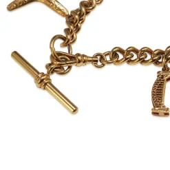 Gilt Charm Bracelet with Australian Charms