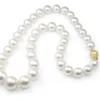10mm - 14mm South Sea Pearl Necklace On 9ct Yellow Gold Clasp