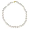 10mm - 11mm South Sea Pearl Strand Necklace on 9ct Yellow Gold Clasp