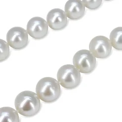 10mm - 11mm South Sea Pearl Strand Necklace on 9ct Yellow Gold Clasp