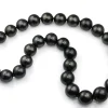 13mm - 15mm Tahitian Pearl Necklace With Silver Clasp