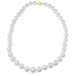 11-13mm South Sea Pearl Necklace on 14ct Yellow Gold Ball Clasp