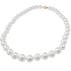 11-13mm South Sea Pearl Necklace on 14ct Yellow Gold Ball Clasp