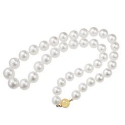 11-13mm South Sea Pearl Necklace on 14ct Yellow Gold Ball Clasp