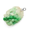 Pierced Out and Etched Jade Pendant