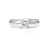 Platinum 4 Claw Diamond Solitaire Ring