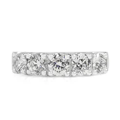 Platinum 5 Stone Diamond Ring