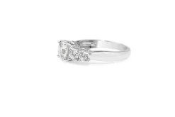 Platinum 5 Stone Diamond Ring