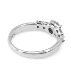 Platinum 5 Stone Diamond Ring