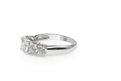 Platinum 5 Stone Diamond Ring