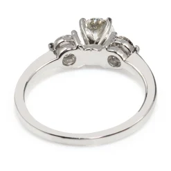 Platinum 3 Stone Diamond Ring