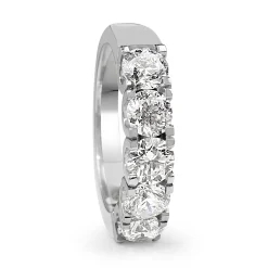Platinum 5 Stone Diamond Ring