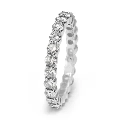 Platinum All Round Diamond Band