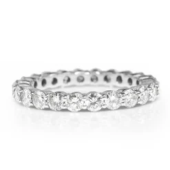 Platinum All Round Diamond Band