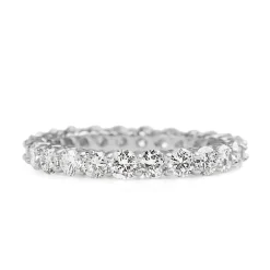 Platinum All Round Diamond Band Ring