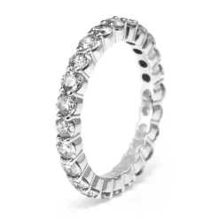 Platinum All Round Diamond Band
