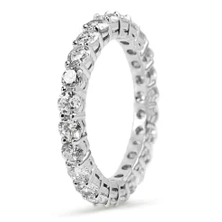 Platinum All Round Diamond Band Ring