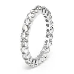 Platinum All Round Diamond Band