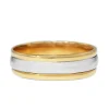 Platinum and 18ct Yellow Gold Band Ring