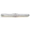 Platinum and 14ct Yellow Gold Filigree Diamond Brooch