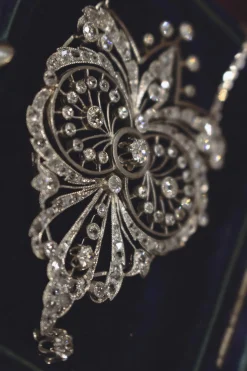 Platinum Antique Diamond Necklace