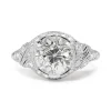Platinum Antique Old Cut Diamond Ring