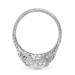 Platinum Antique Old Cut Diamond Ring