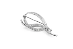 Platinum Art Deco Diamond Brooch
