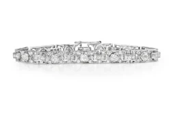 Platinum Art Deco Diamond Bracelet