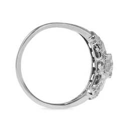 Platinum Art Deco Old Cut Diamond Ring