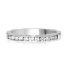 Platinum Channel Set Diamond Band Ring