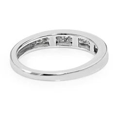 Platinum Channel Set Diamond Band