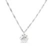 Platinum 1.07ct Diamond Solitaire Pendant