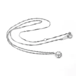 Platinum 1.07ct Diamond Solitaire Pendant