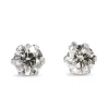 Platinum .20ct Diamond Stud Earrings