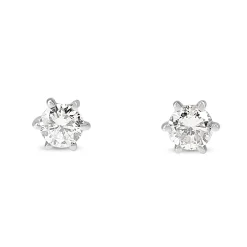 Platinum .42ct Diamond Stud Earrings