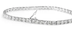 Platinum 7ct Diamond Tennis Bracelet