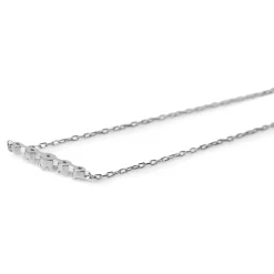 Platinum Diamond 5 Stone Bracelet